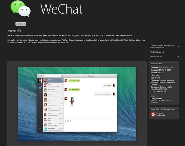 Is There A Wechat App For Mac